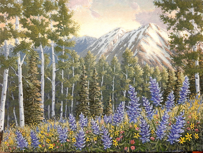 Morning Meadow 12x16 $700 at Hunter Wolff Gallery